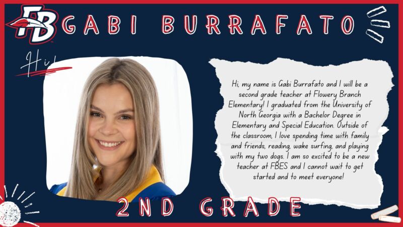 Image for the Tweet beginning: Welcome Ms. Burrafato! 