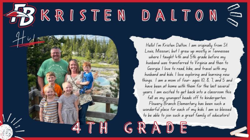 Image for the Tweet beginning: Welcome Mrs. Dalton! 
